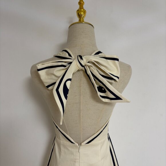 Alemais Marine printed cotton minidress - Picture 10 of 13